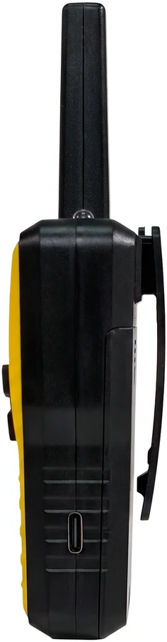 EVOLVEO FreeTalk 2W, PMR radio with 0.5 and 2W output power, yellow and juodas
