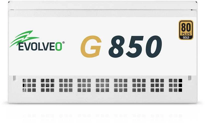 Maitinimo šaltinis Evolveo G850 850W 80 GOLD ATX 3.1 (G850-WH)