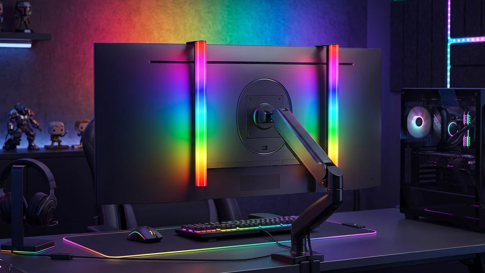 EVOLVEO Gbar 1, RGB nuotaikos apšvietimo juostos kompiuteriui su programėle