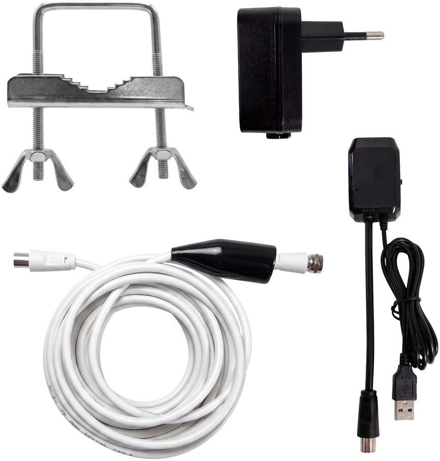 EVOLVEO HDO 2, Active Outdoor DVB-T2 Antenna, LTE/4G/5G Filter