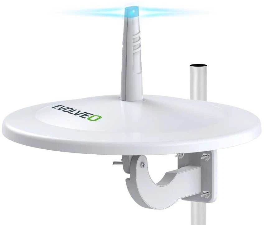EVOLVEO Jade 3, aktyvi lauko antena FM/DAB+/DVB-T2, LTE, 4G, 5G filtras