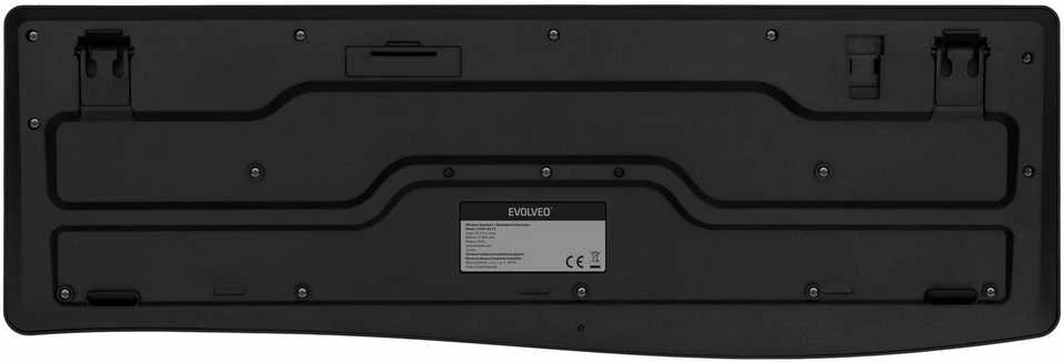Klaviatūra ir pelė Evolveo Set Klaviatūra su pele K1050, Belaidė 2.4GHz, US INTL, juoda
