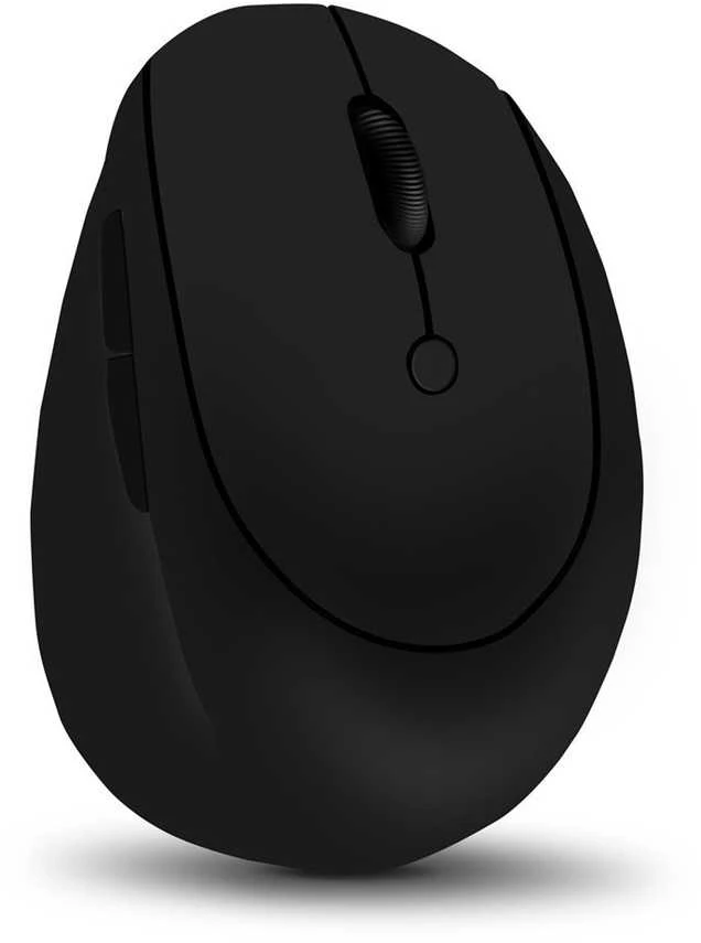 Pelė Evolveo LadyErgo, cicha wertykalna ergonomiczna pelė, 2.4GHz, juoda