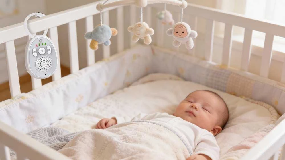 EVOLVEO LULLA – garso stebėjimo įrenginys kūdikiui su lopšinėmis ir balso perdavimu