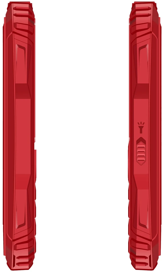 EVOLVEO MaxPhone A1, tlačítkový Dual SIM telefon, červený