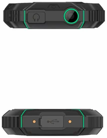 Mobilusis telefonas Evolveo StrongPhone W4 neperšlampamas wytrzymały telefon Dual SIM juoda-žalia