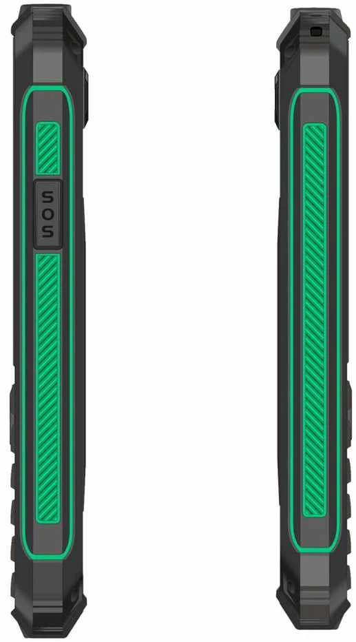 Mobilusis telefonas Evolveo StrongPhone W4 neperšlampamas wytrzymały telefon Dual SIM juoda-žalia