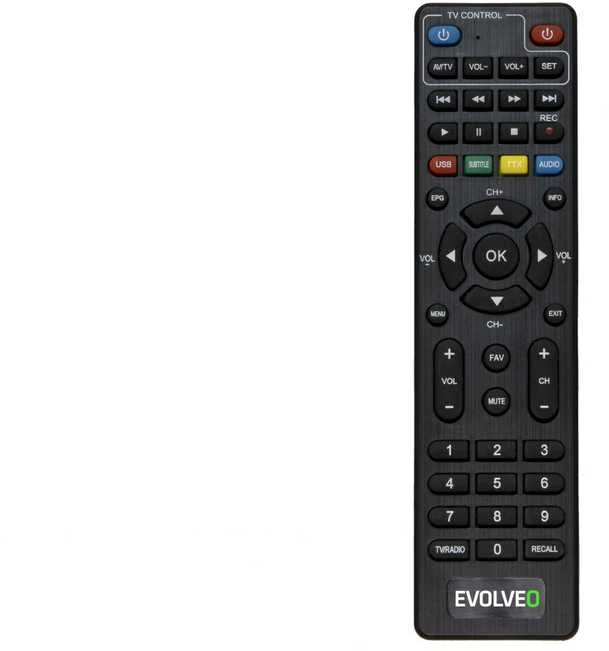 Imtuvas TV Evolveo Omega S3, HD DVB-T2 H.265/HEVC rekordér