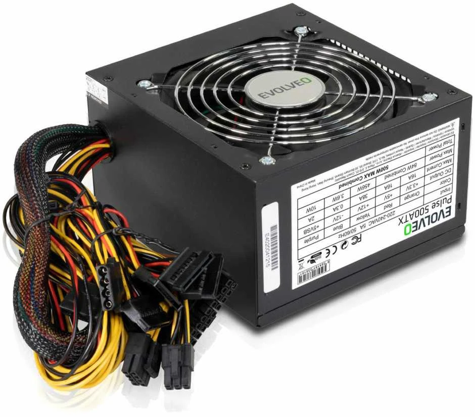 Maitinimo šaltinis Evolveo Pulse 500ATX 500 W (EP500PP12B)