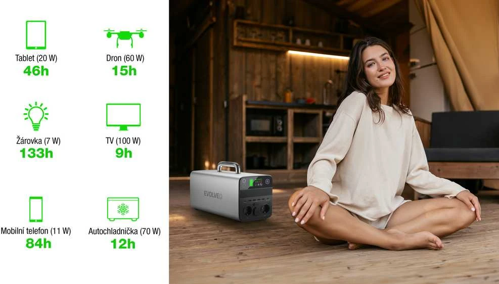 EVOLVEO PowerCharge 1000 įkrovimo stotelė