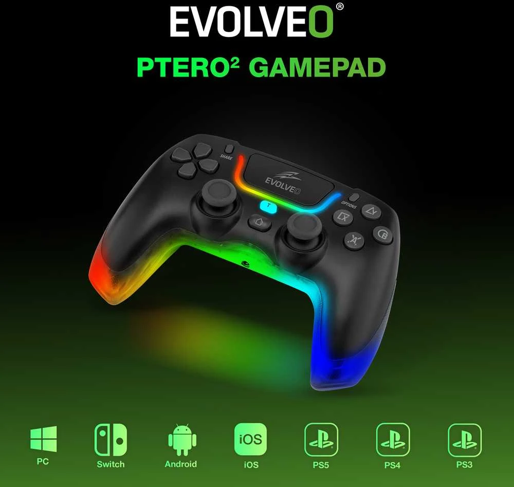Pad Evolveo Ptero2 Juodas (PTERO2-BK)