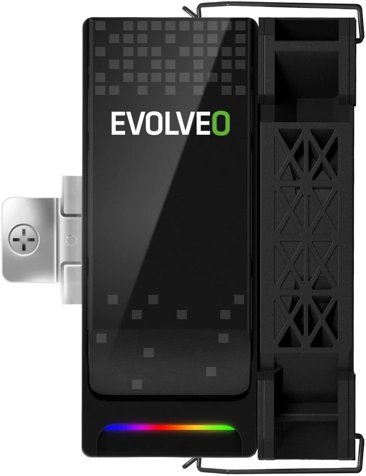 EVOLVEO QuietCool5, procesoriaus aušintuvas, 6 šilumos vamzdeliai, juodas