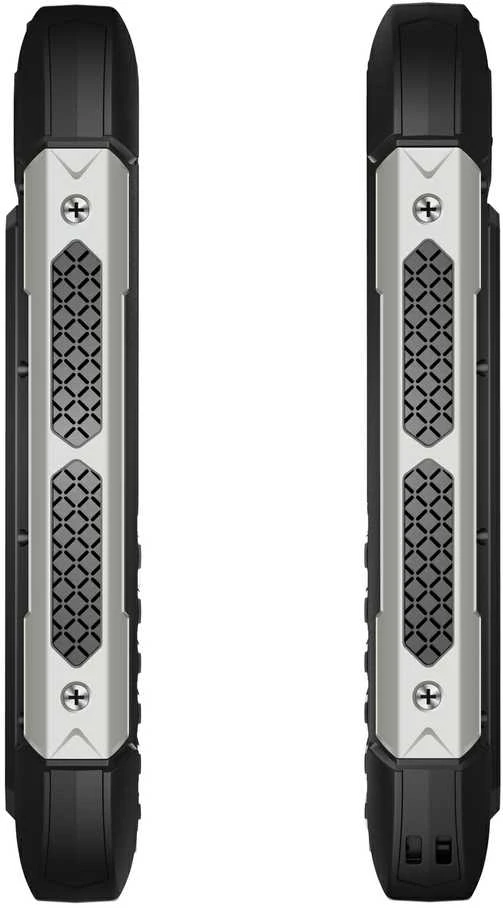 Mobilusis telefonas Evolveo StrongPhone H1 neperšlampamas wytrzymały telefon Dual SIM juodai-sidabrinis