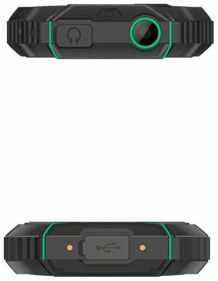 Mobilusis telefonas Evolveo StrongPhone W4 neperšlampamas wytrzymały telefon Dual SIM juoda-žalia