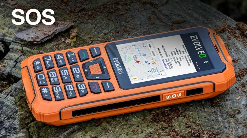 EVOLVEO StrongPhone Z6 oranžinis