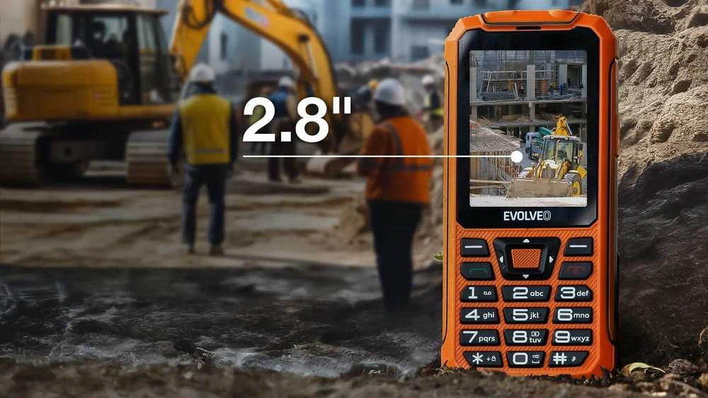 EVOLVEO StrongPhone Z6 oranžinis