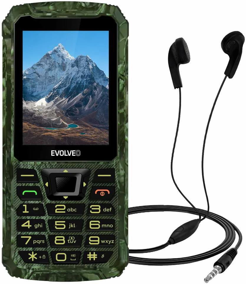 EVOLVEO StrongPhone Z6 medžioklės kamufliažas