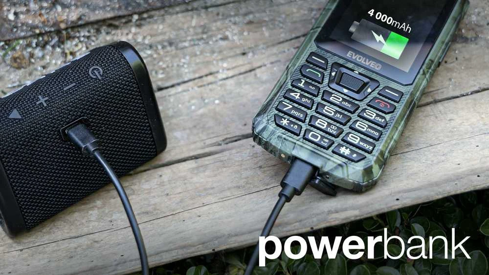 EVOLVEO StrongPhone Z6 medžioklės kamufliažas