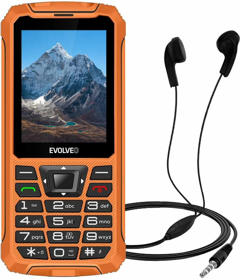 EVOLVEO StrongPhone Z6 oranžinis