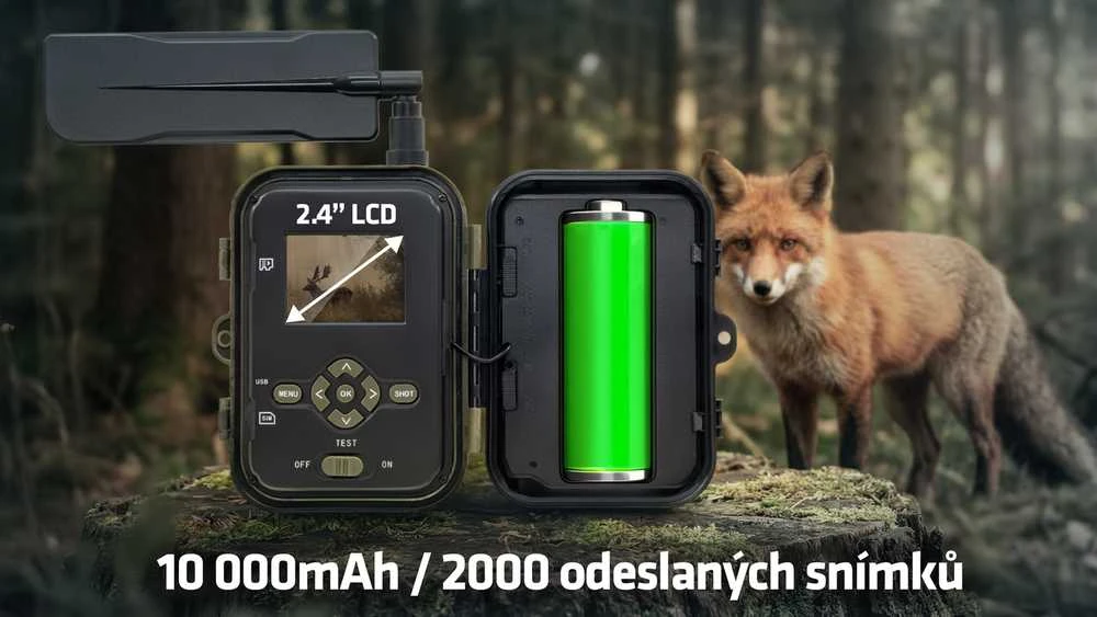 „Evolveo StrongVision PRO 4G II“ apsaugos kamera su 4G LTE ryšiu ir 10 000 mAh baterija