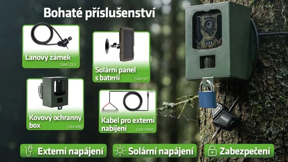 „Evolveo StrongVision PRO 4G II“ apsaugos kamera su 4G LTE ryšiu ir 10 000 mAh baterija