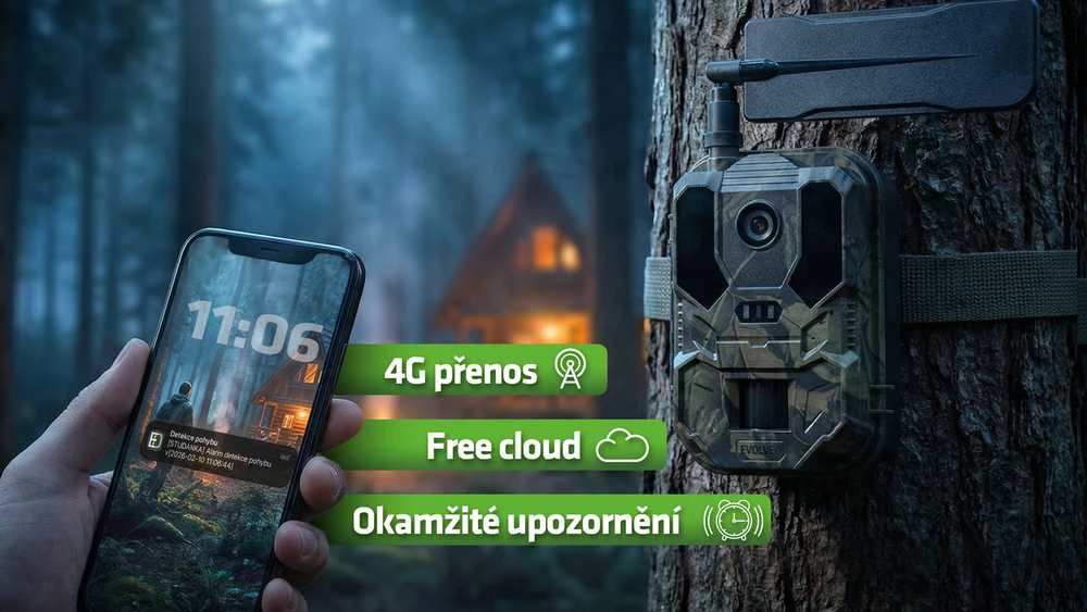 „Evolveo StrongVision PRO 4G II“ apsaugos kamera su 4G LTE ryšiu ir 10 000 mAh baterija