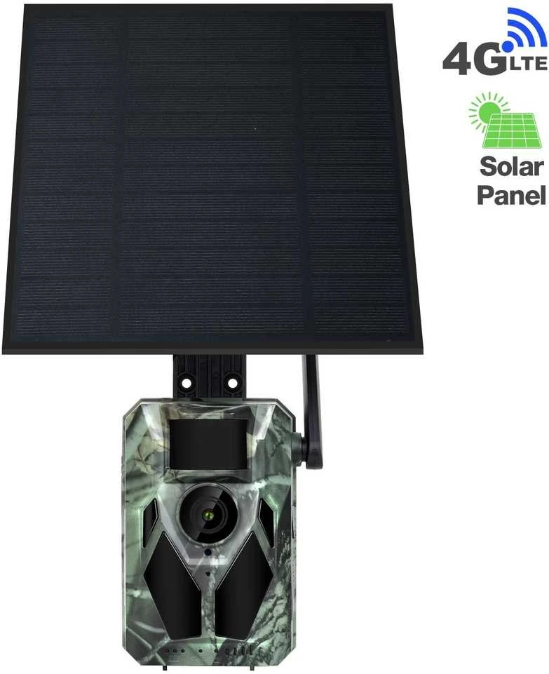 „EVOLVEO StrongVision Solar 4G“, nuotraukų gaudyklė su 4G, programėle ir saulės baterija