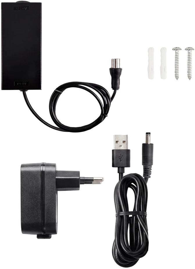EVOLVEO Xany 5+, Active Indoor DAB+/DVB-T2 Antenna, LTE/4G/5G Filter