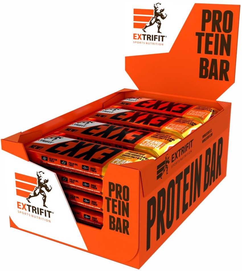 Extrifit Exxe Iso Protein Bar 31% 65 g peanuts-caramel