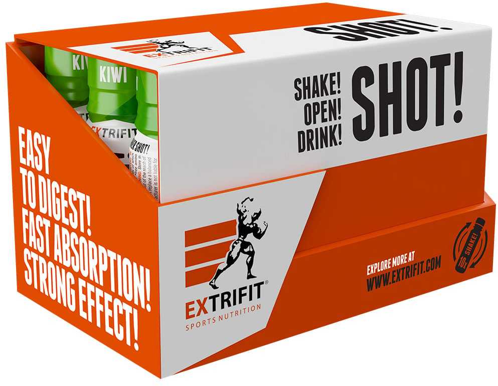 Extrifit FB-3! Fat Burner Shot 15 x 90 ml - kiwi