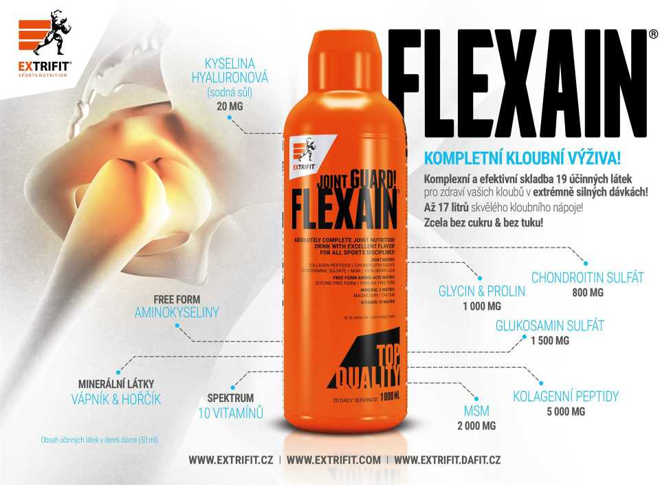 Extrifit Flexain 1000 ml - cherry