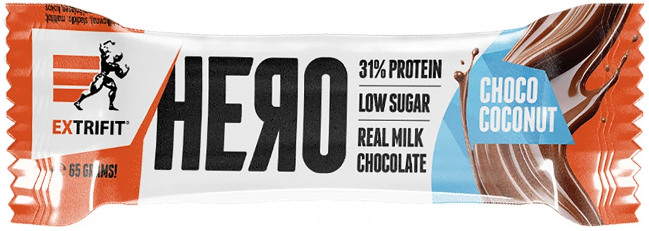 Extrifit Hero Protein Bar 31% 65 g chocolate-coconut