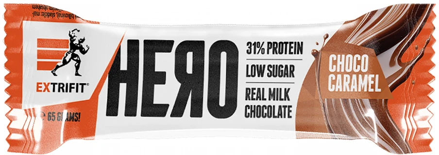 Extrifit Hero Protein Bar 31% 65 g chocolate-caramel