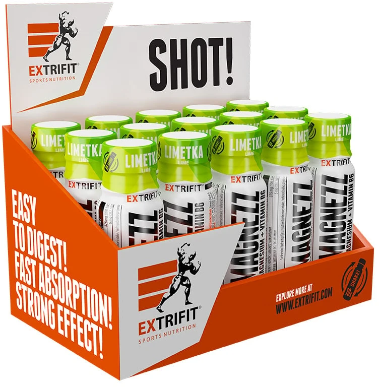 Extrifit Magnezz Shot! 15 x 90 ml lime