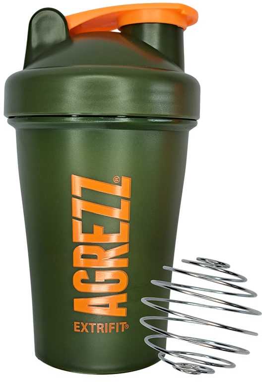 Šakotuvas Extrifit Shaker Agrezz 400 ml žalias