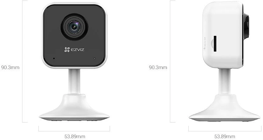 Ezviz H1c Smart Home Camera 1080p, Wi-Fi, Baltas - vidaus vaizdo stebėjimo kamera