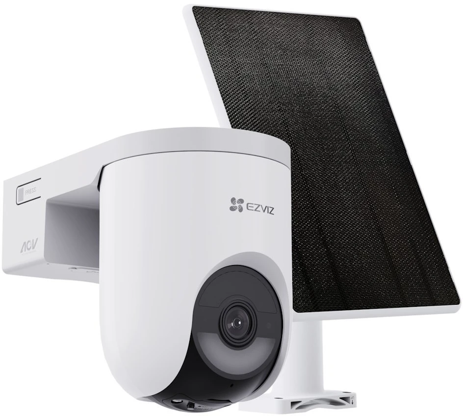 EZVIZ CS-HB8c lauko akumuliatorinė valdoma kamera su saulės panelės komplektu (Type-C, 4 MP, 4 mm)
