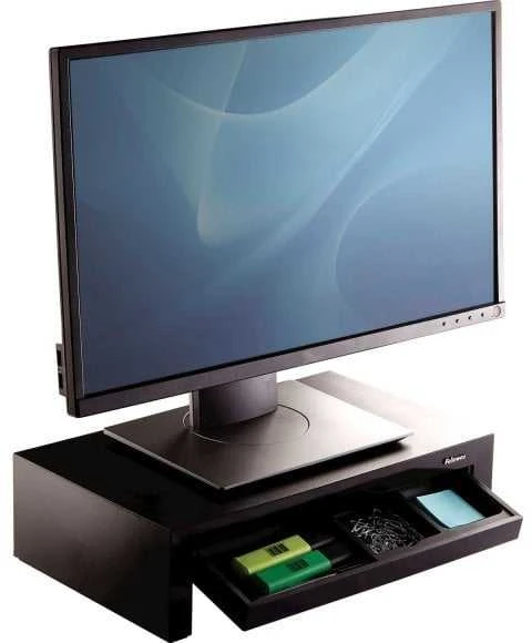Laikiklis Fellowes | Designer Suites Monitorius Riser | Height adjustment | Juodas