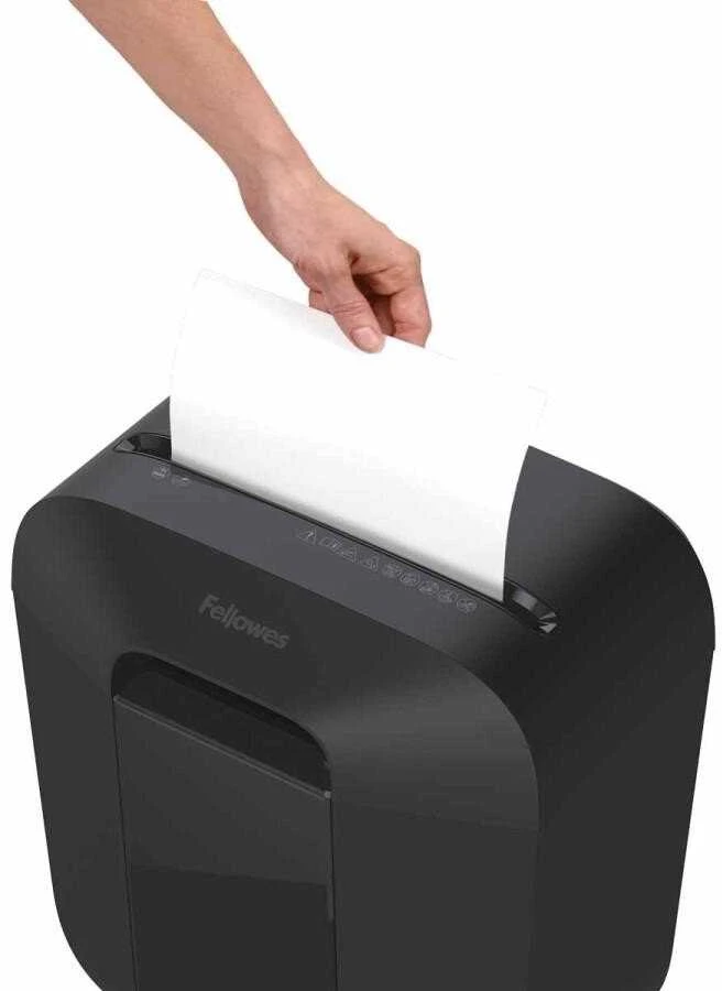 Fellowes Powershred | LX25 | Juodas | 11,5 l | Kreditinių kortelių smulkinimas | Popieriaus apdorojimo standartas/išvestis 6 lapai per eigą | Skersinis smulkintuvas | Garantija 24 mėn.