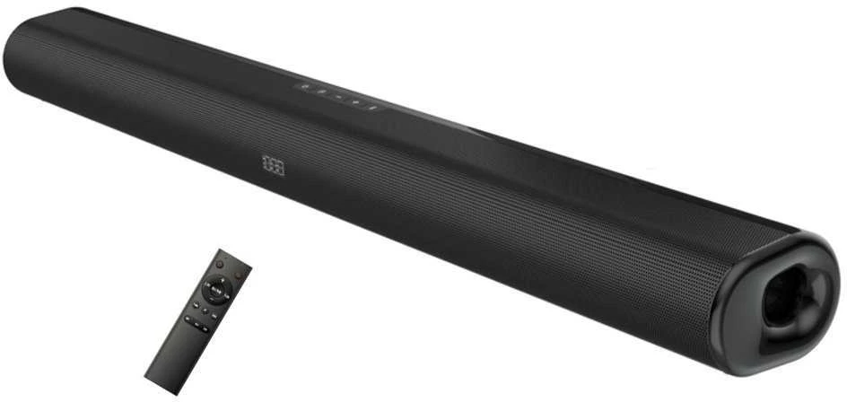 Namų kino sistema Fenda F&D HT-230 2.0 Soundbar, 40W RMS (20Wx2), viso diapazono garsiakalbis: 50x90mm, BT 5.0/koaksialinis/optinis/AUX/USB/LED Ekranas/nuotolinis valdymas/Juodas