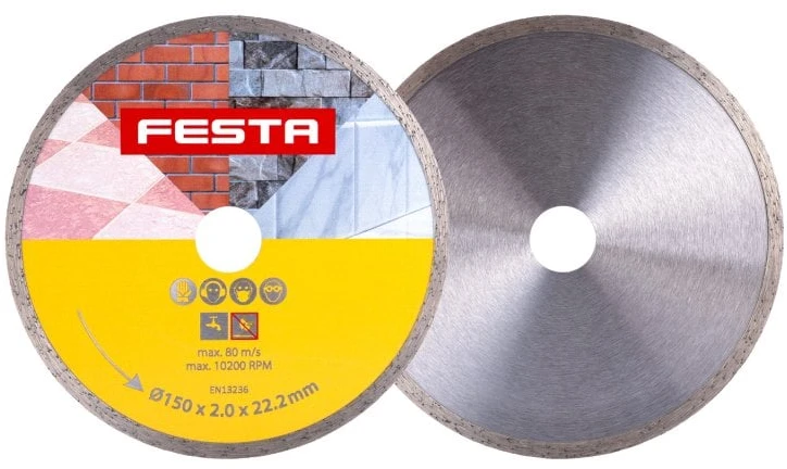 Šakotuvas Festa Diamond diskas O 150 x 2,6 x 22,2 mm