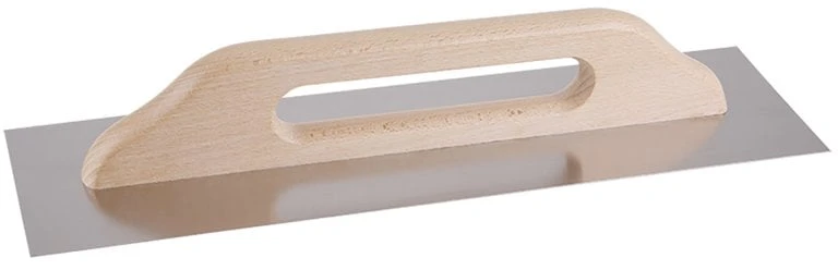 Šakotuvas „Festa“ nerūdijančio plieno lygus, ypač lygus, 480 x 130 mm, medinė rankena