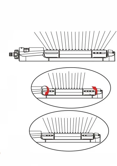 Festa Oscillating Sprinkler AQUATIC 8 - 19 nozzles