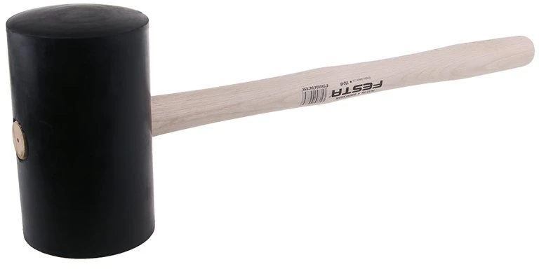 Guminis plaktukas su mediniu kotu Ø115 mm 61 cm 3kg FESTA 19249