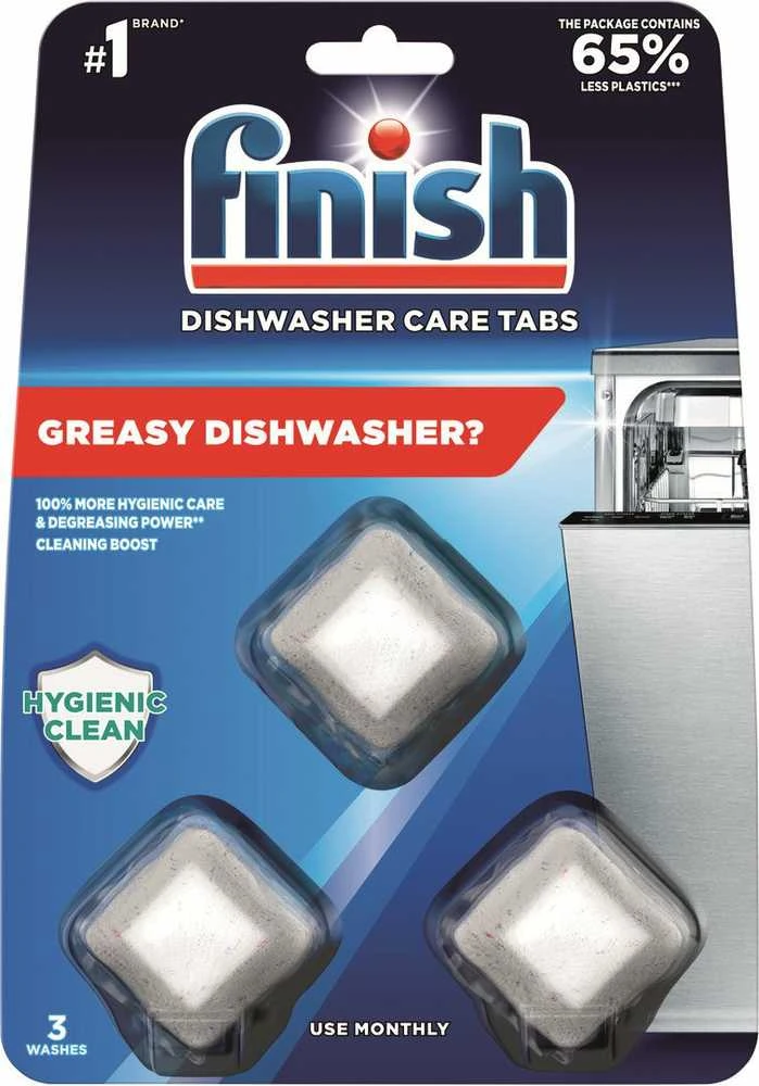 Indaplovės valymo priemonė FINISH, 3 tabletės