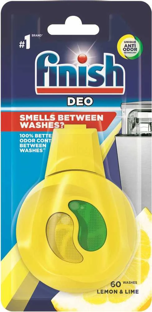 Gaiviklis indaplovėms FINISH Deo Lemon, 1 vnt.