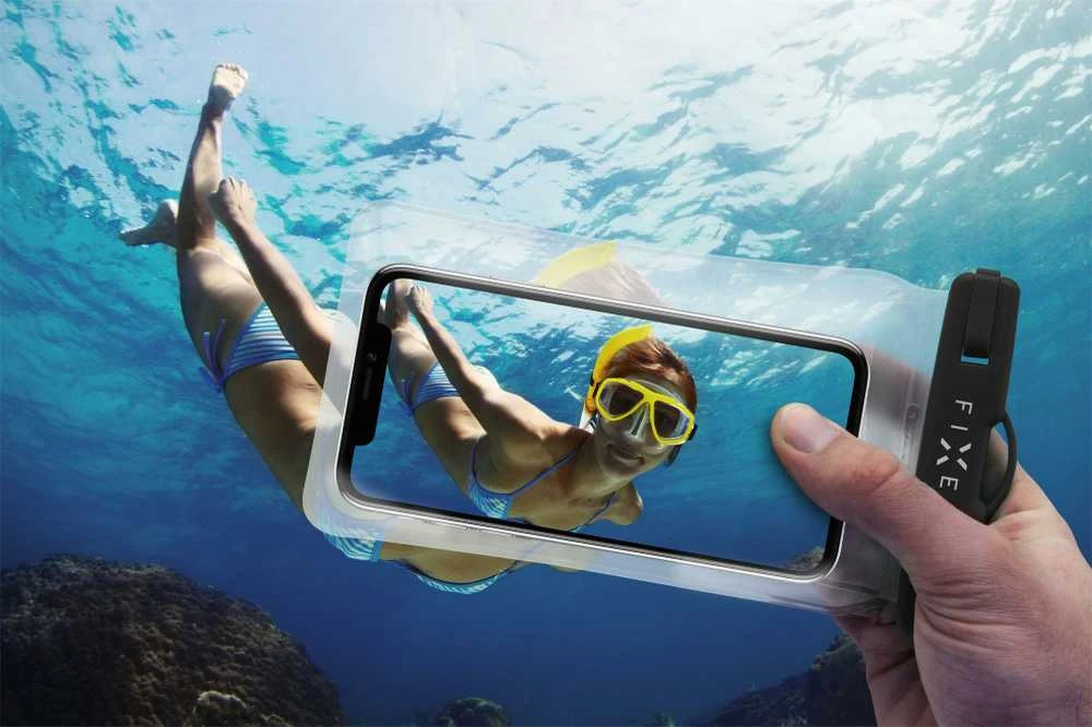 Dėklas Fixed Float | Phone Case | Juodas | Atsparus vandeniui universal mobile phone case