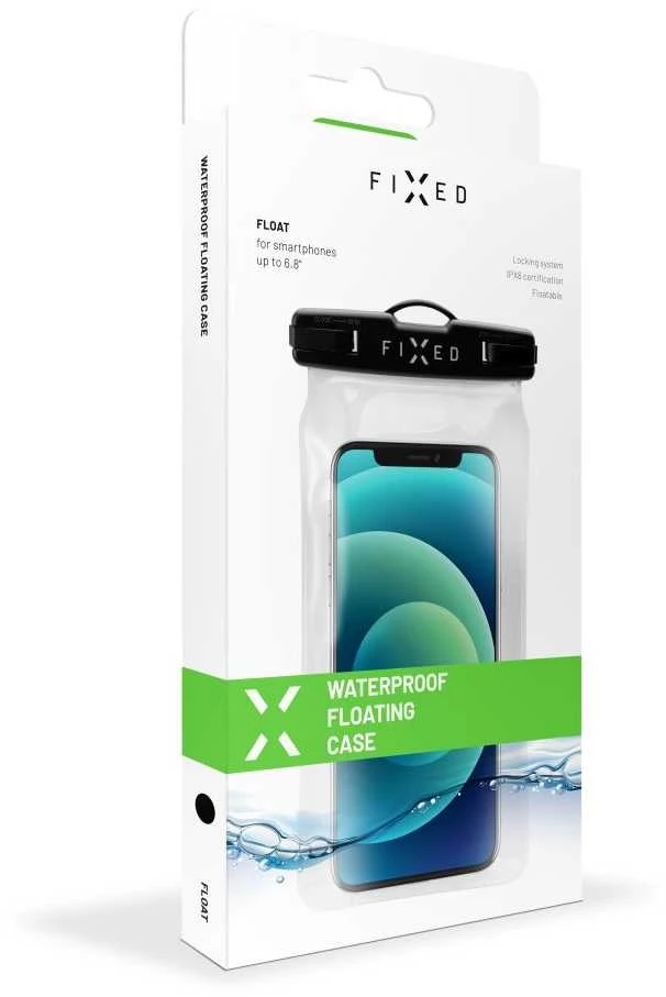 Dėklas Fixed Float | Phone Case | Juodas | Atsparus vandeniui universal mobile phone case