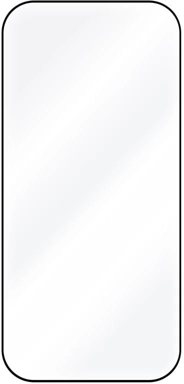 Fixed Fiksuota ekrano apsauga | Apple | iPhone 17 Pro | Grūdintas stiklas | Juodas | Pilnas dangtelis 2.5D