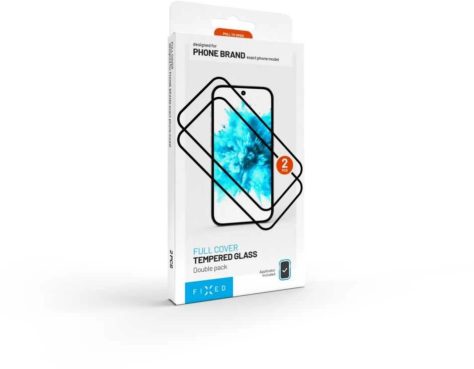 Fixed Fiksuota ekrano apsauga | Apple | iPhone 17 Pro Max | Stiklas | Juodas